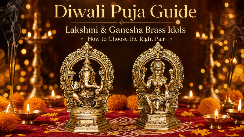 Lakshmi Ganesha Brass Idols for Diwali (Deepavali) Puja: How to Choose the Right Pair