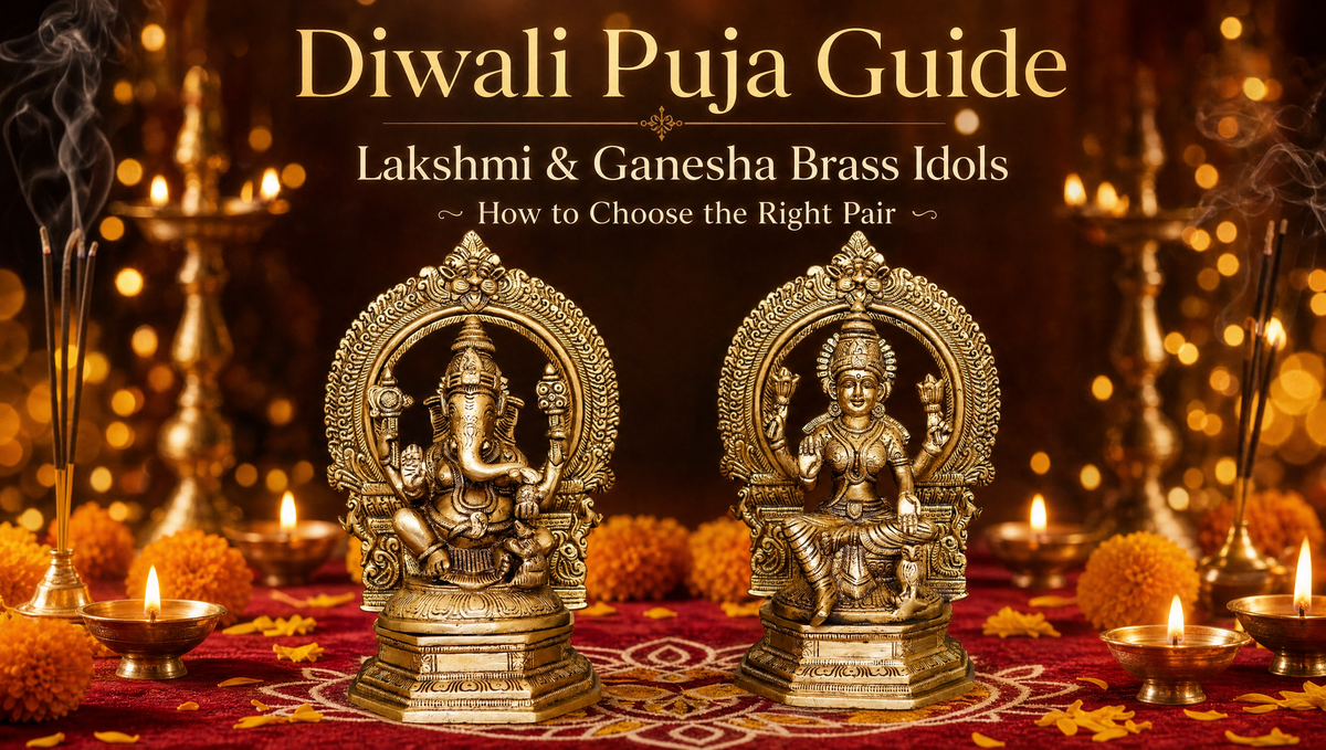 Lakshmi Ganesha Brass Idols for Diwali (Deepavali) Puja: How to Choose the Right Pair