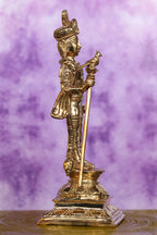 6″ Raja Alangara Murugan Idol | Handcrafted Panchaloha