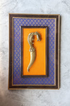 Brass Decorative Knife Frame for Home Décor | Handcrafted Brass Art Frame
