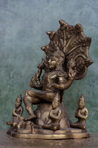 8″ Divine Dakshinamoorthy | Handcrafted Brass
