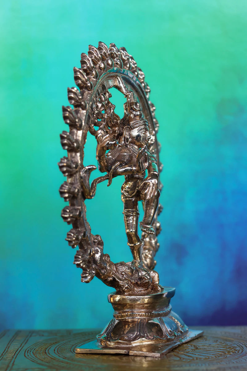 6″ Nataraja - Dancing Lord Shiva  | Handcrafted Panchaloha