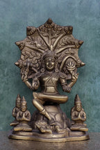 8″ Divine Dakshinamoorthy | Handcrafted Brass