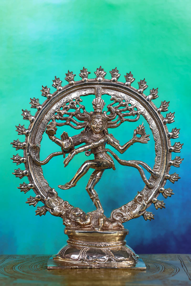 6″ Nataraja - Dancing Lord Shiva  | Handcrafted Panchaloha
