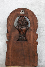 18″ Majestic Murugan with Arch for Pooja & Home Décor | Handcrafted Wood Carving