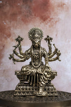 4″ Varahi Amman Idol for Pooja &amp; Home Décor | Super Fine Brass | Antique Polish