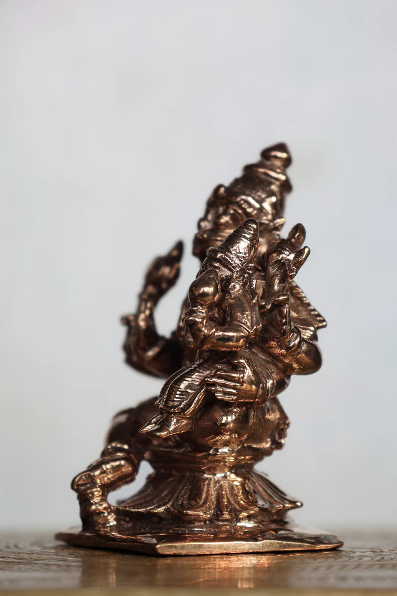 2.5″ Lakshmi Narasimar Idol | Handcrafted Panchaloha