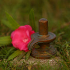 3″ Divine Shiva Lingam | Handcrafted Panchaloha | Green Patina