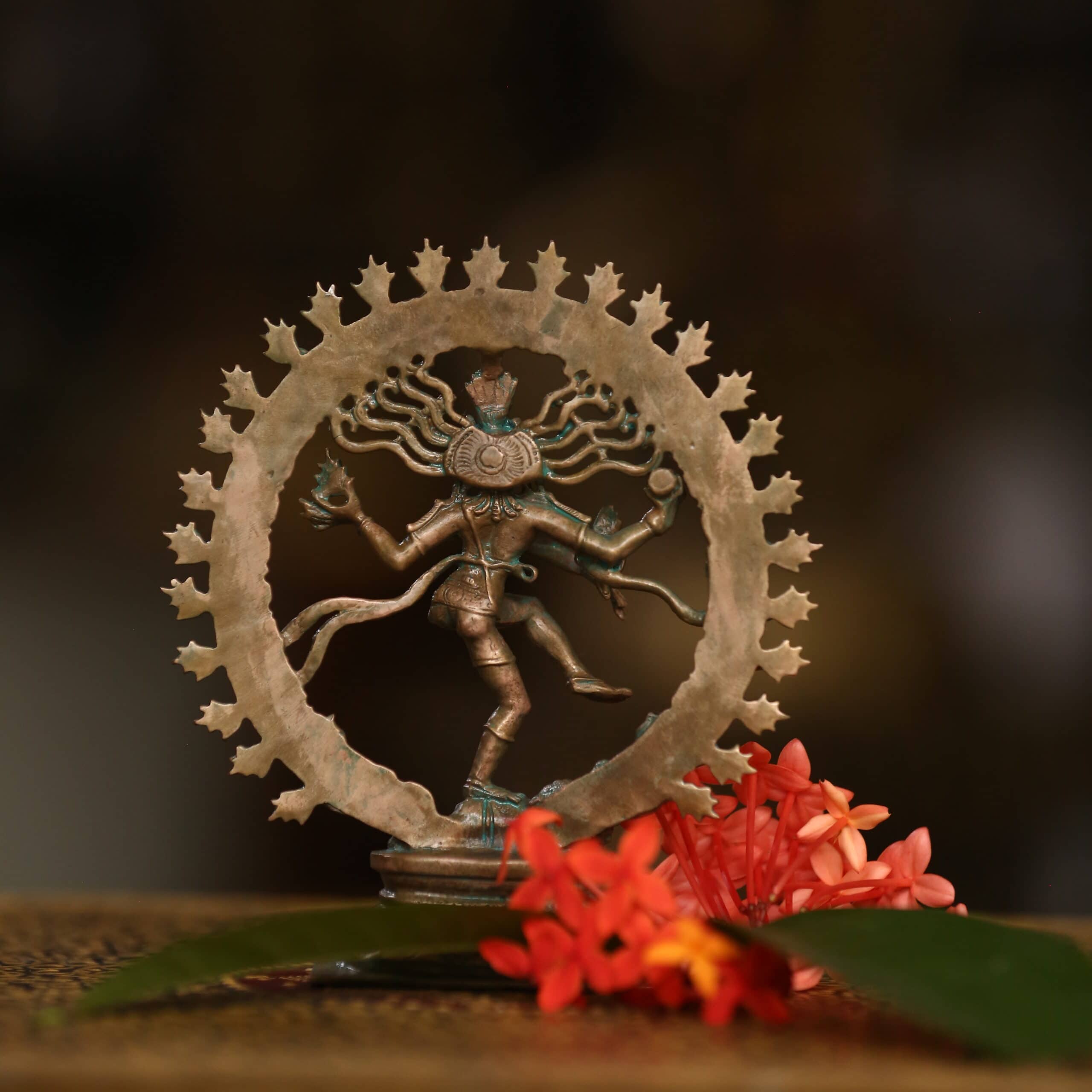 6″ Nataraja - Dancing Lord Shiva  | Handcrafted Panchaloha | Green Patina