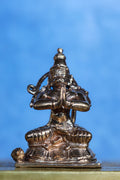 2.5″ Sitting Hanuman in Anjali Mudra | Handcrafted Panchaloha