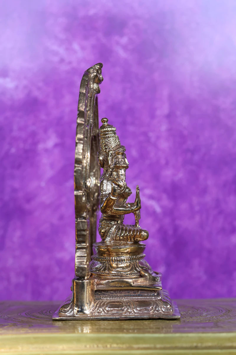 5″ Divine Mahalakshmi with Arch | Handcrafted Panchaloha