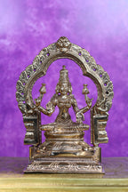 5″ Divine Mahalakshmi with Arch | Handcrafted Panchaloha
