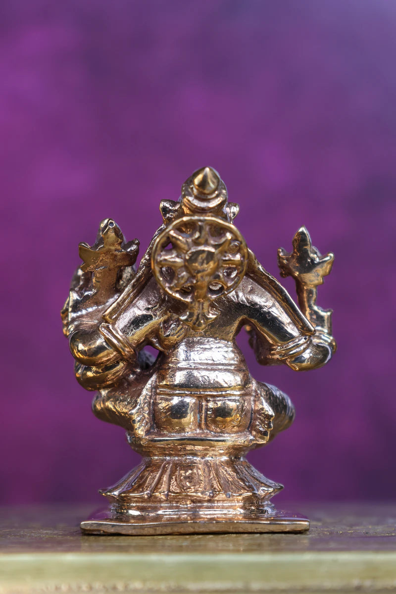 2.5″ Lakshmi Varagar Idol | Handcrafted Panchaloha