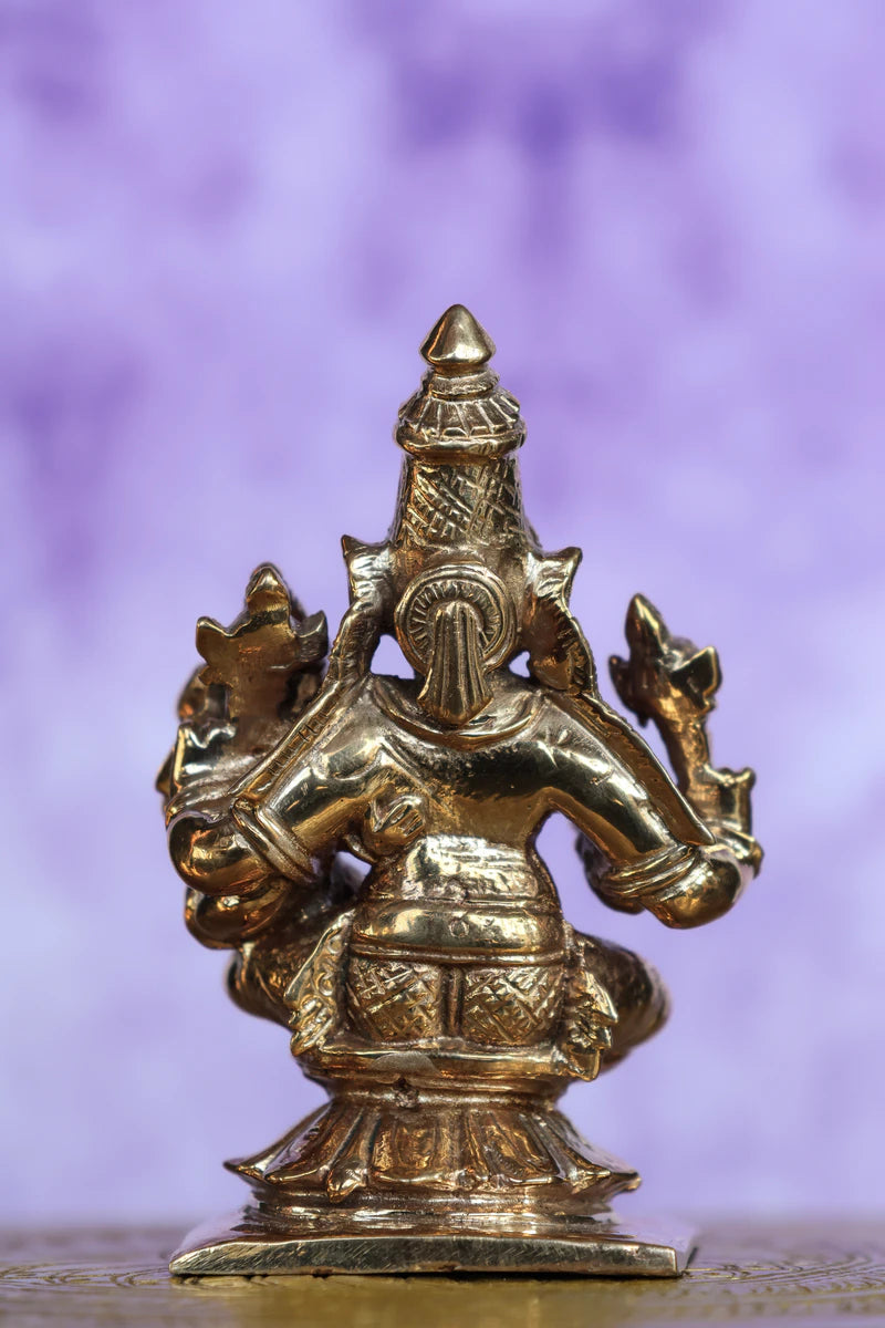 3″ Lakshmi Narayanan Idol | Handcrafted Panchaloha