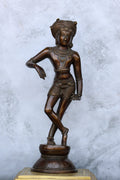 15″ Rishabadevar | Handcrafted Brass | Antique Brown Finish
