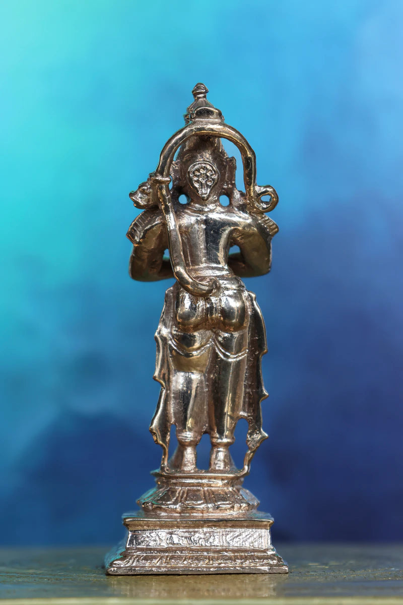 4″ Standing Hanuman in Anjali Mudra | Handcrafted Panchaloha