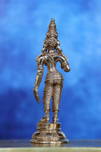 4″ Parvathi Devi Idol | Handcrafted Panchaloha