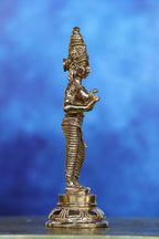 4″ Parvathi Devi Idol | Handcrafted Panchaloha
