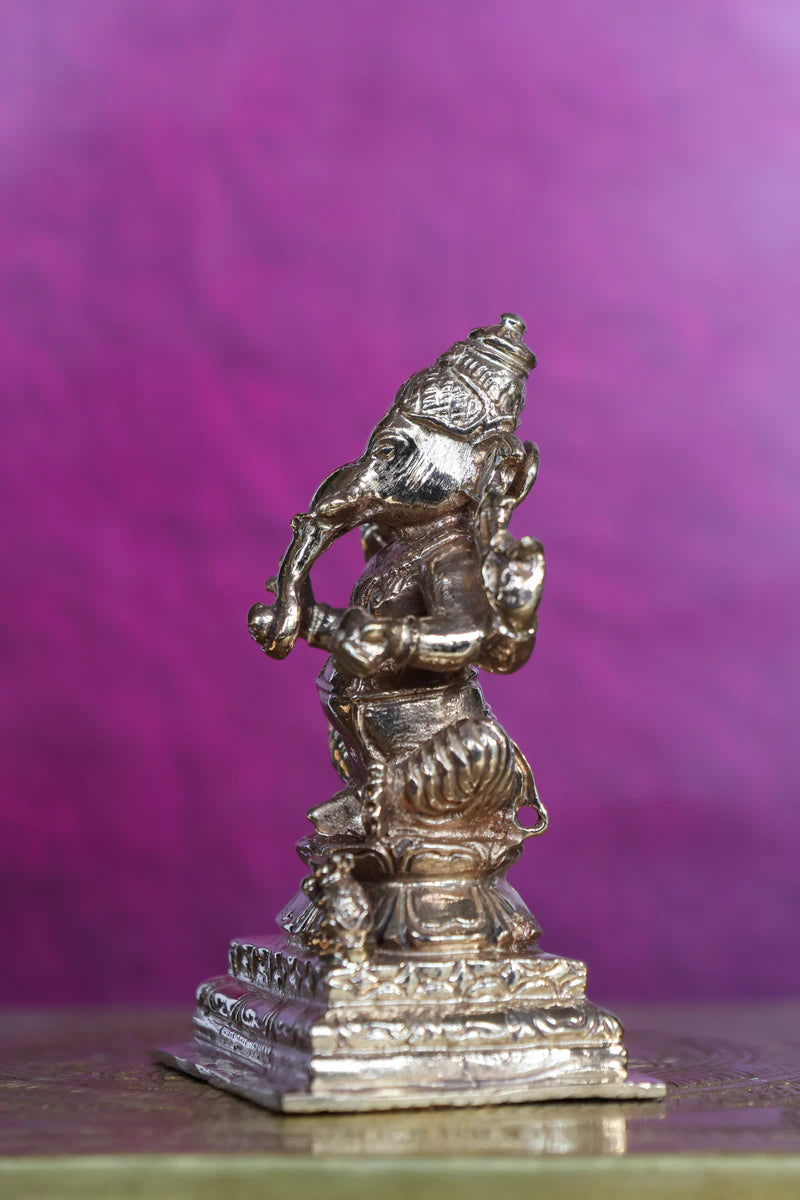 3″ Blessing Ganesha | Handcrafted Panchaloha