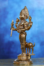 5″ Kala Bhairava Idol | Handcrafted Panchaloha