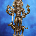 5″ Kala Bhairava Idol | Handcrafted Panchaloha