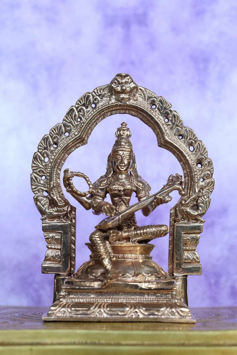 Sacred Trinity: Ganesha, Lakshmi & Saraswati with Arch | Divine Special Combo