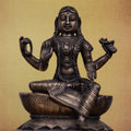 8″ Bala Tripura Sundari | Handcrafted Brass | Antique Brown Finish