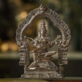 5″ Divine Saraswati with Arch | Handcrafted Panchaloha