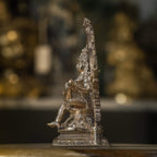 5″ Divine Saraswati with Arch | Handcrafted Panchaloha
