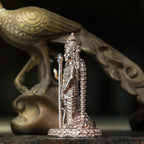 4″ Murugan Idol with Peacock | Handcrafted Panchaloha