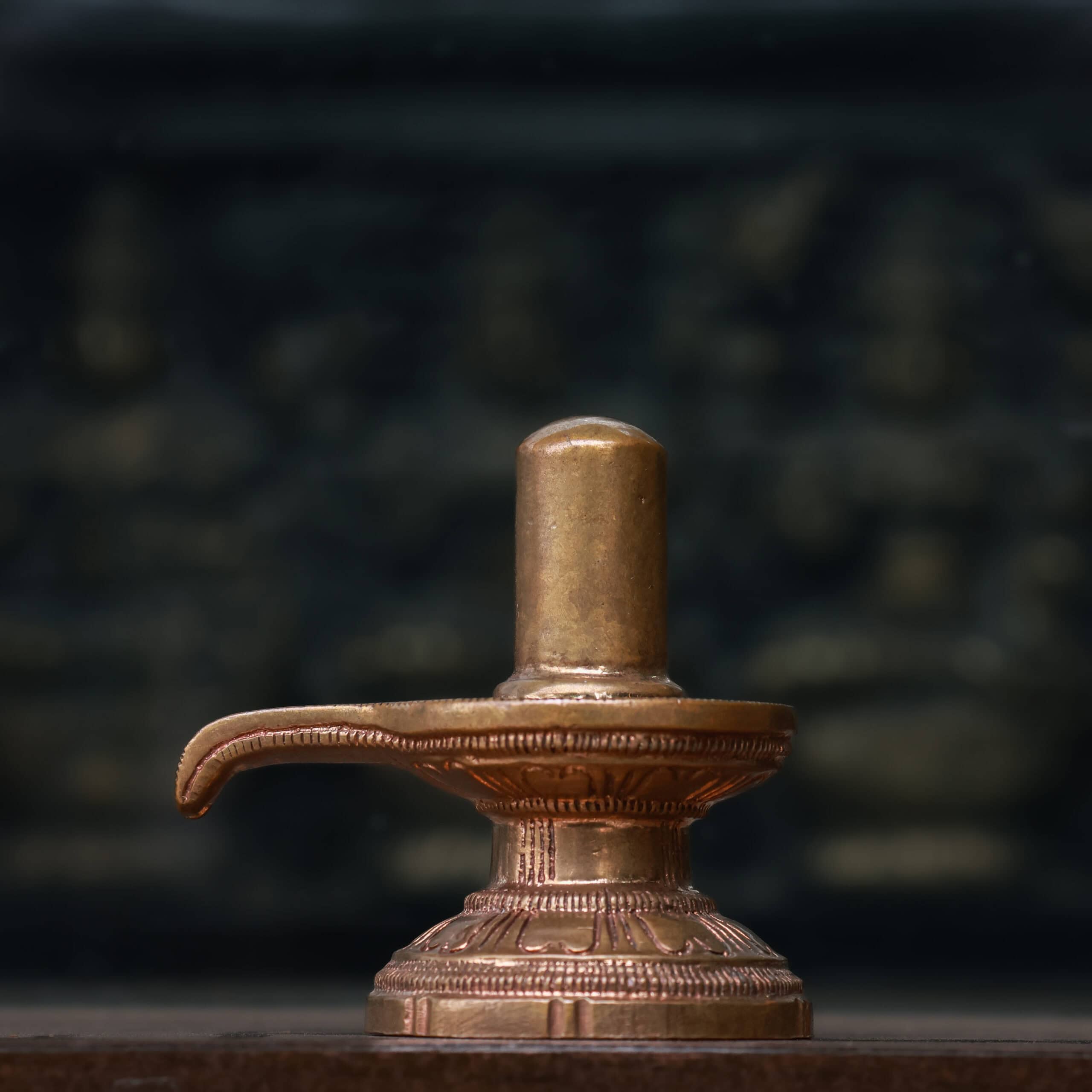 3″ Divine Shiva Lingam | Handcrafted Panchaloha