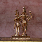 Shiva Parvati Marriage Pose Idol  | Handcrafted Panchaloha