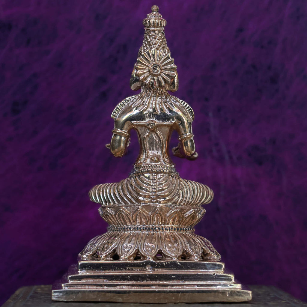 4″ Graceful Annapoorani Idol | Handcrafted Panchaloha