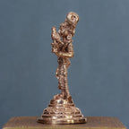 4″ Divine Andal with Parrot | Handcrafted Panchaloha