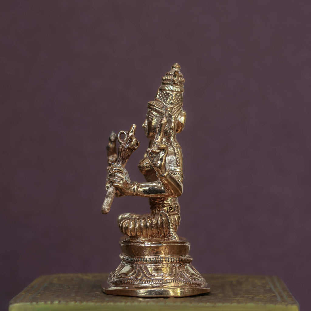 3″ Kamakshi Amman Idol | Handcrafted Panchaloha