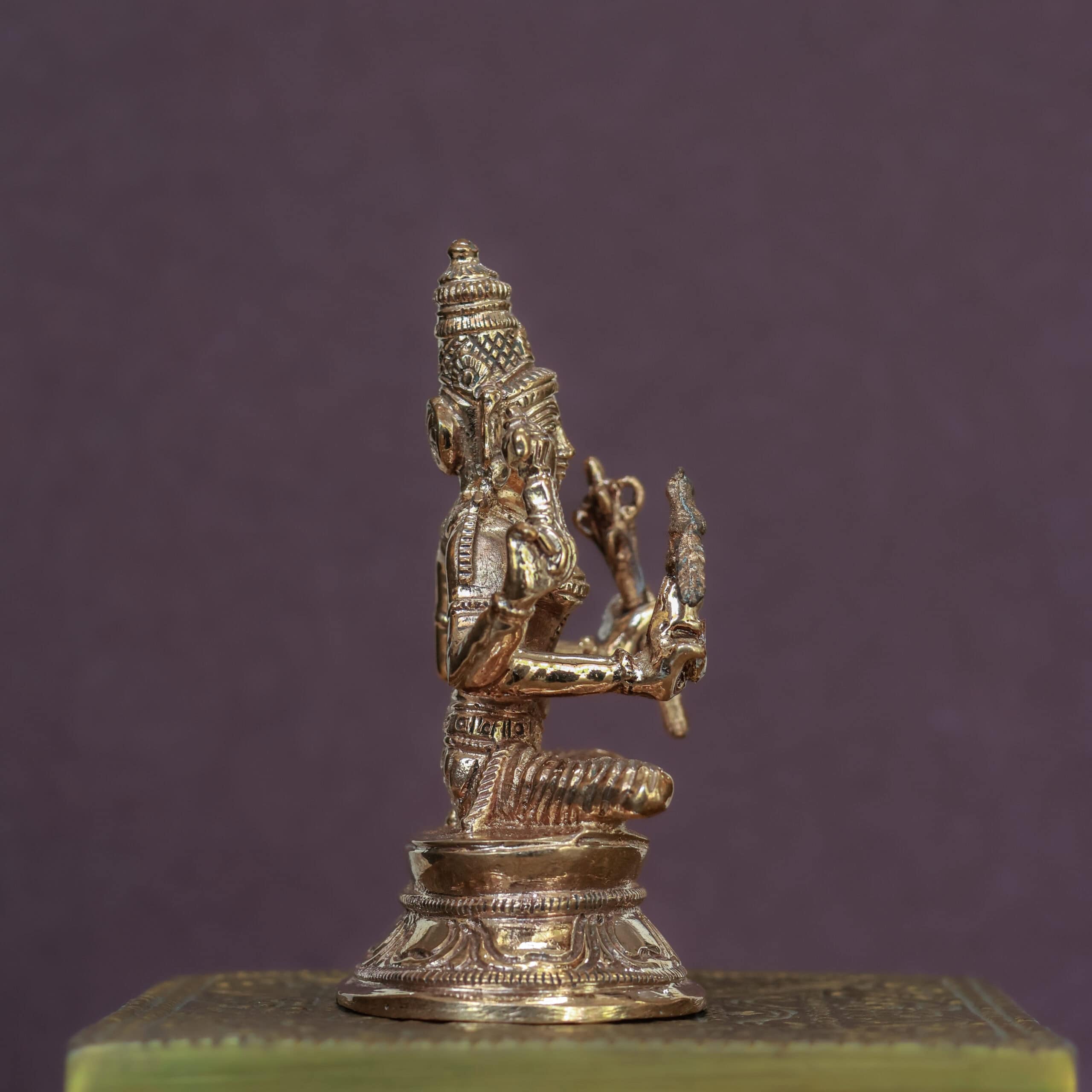 3″ Kamakshi Amman Idol | Handcrafted Panchaloha