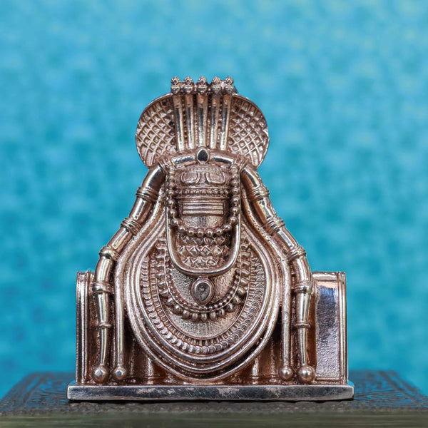 3″ Annamalaiyar Arunachaleswarar Lingam with Naga Hood | Handcrafted Panchaloha