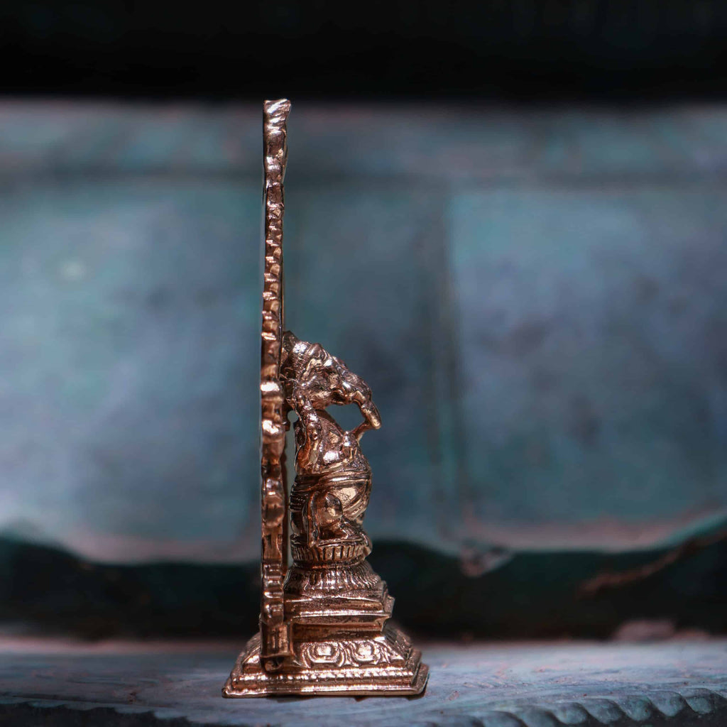 3″ Divine Ganesha Idol with Arch | Handcrafted Panchaloha