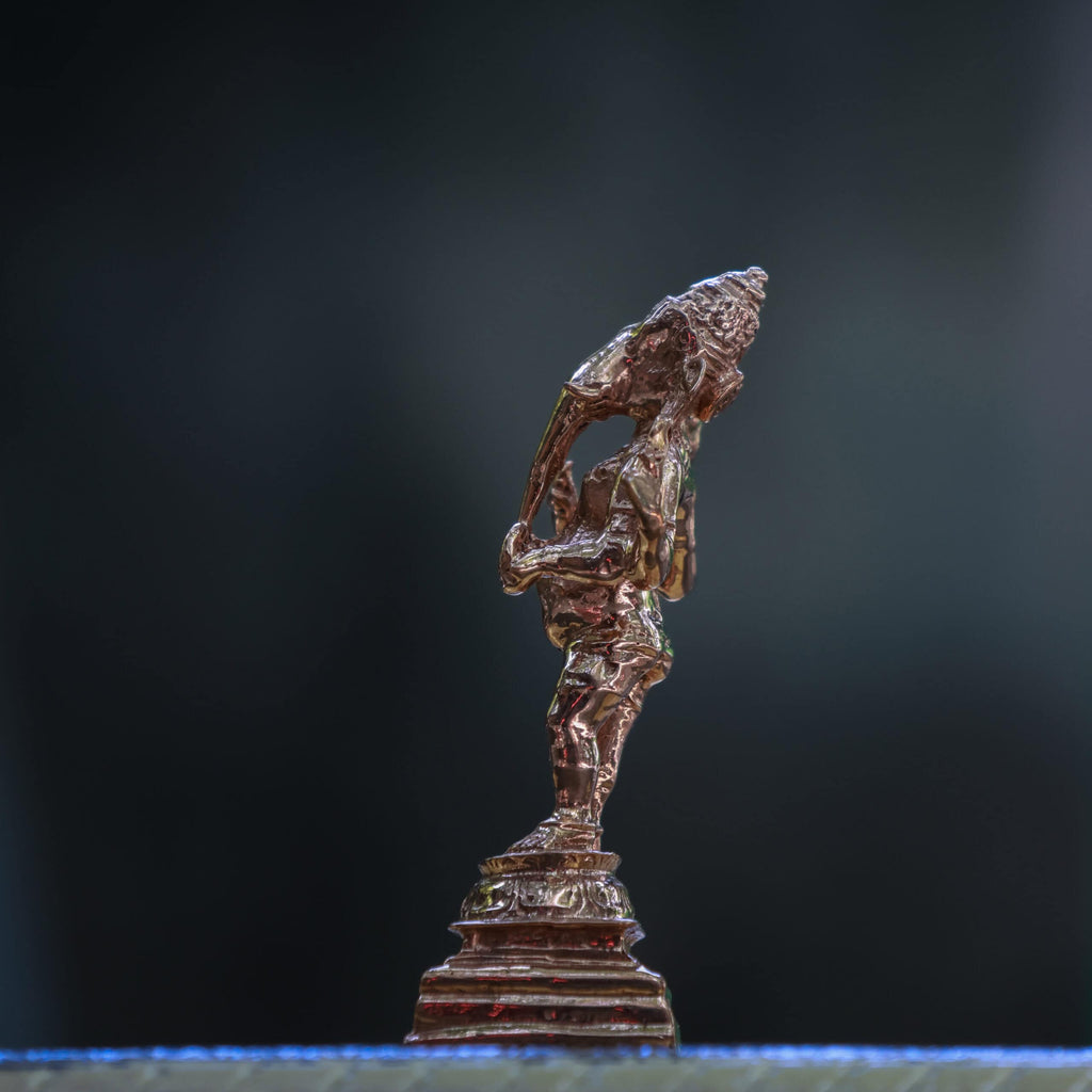 3.5″ Thiruvanaikaval Ganesha | Handcrafted Panchaloha