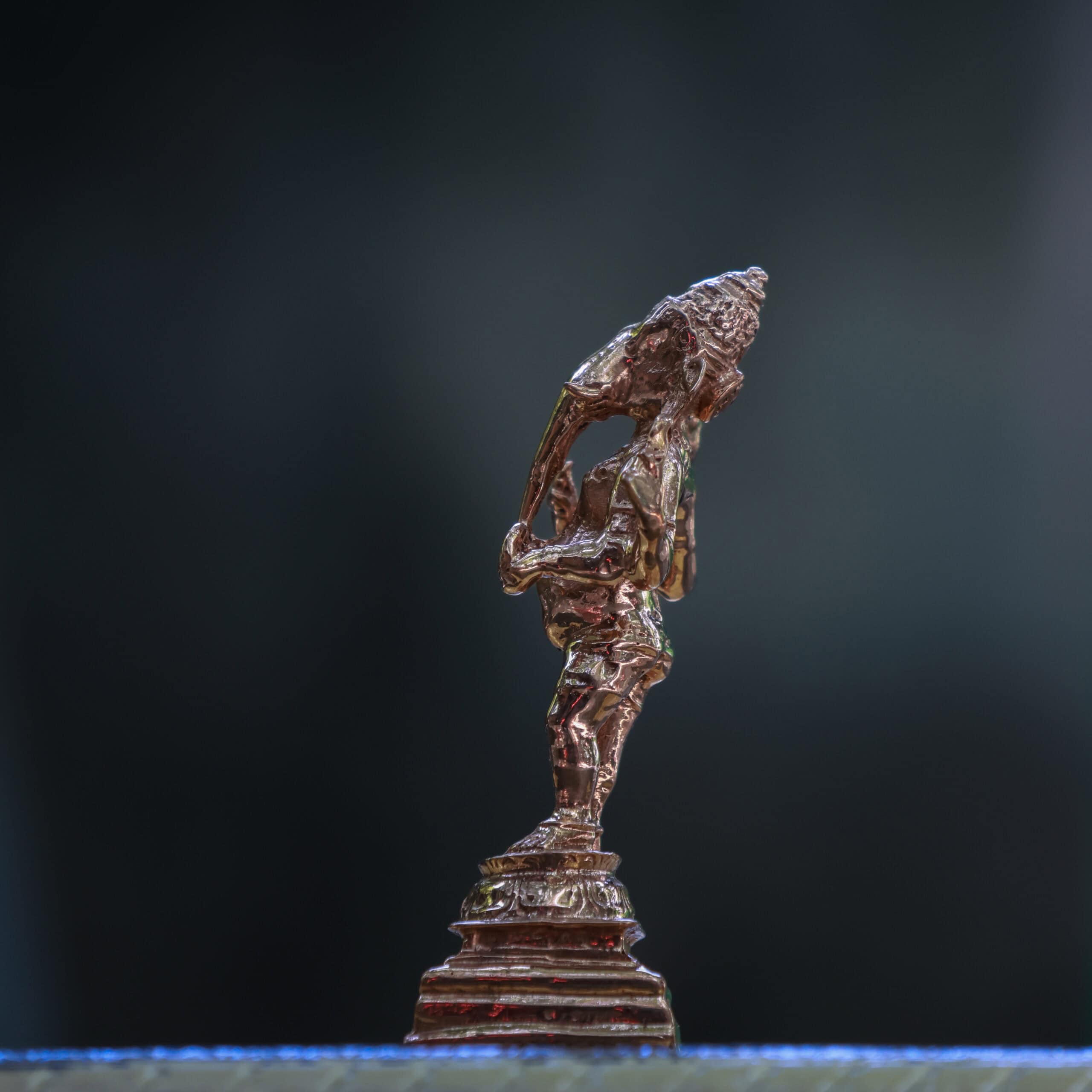 3.5″ Thiruvanaikaval Ganesha | Handcrafted Panchaloha