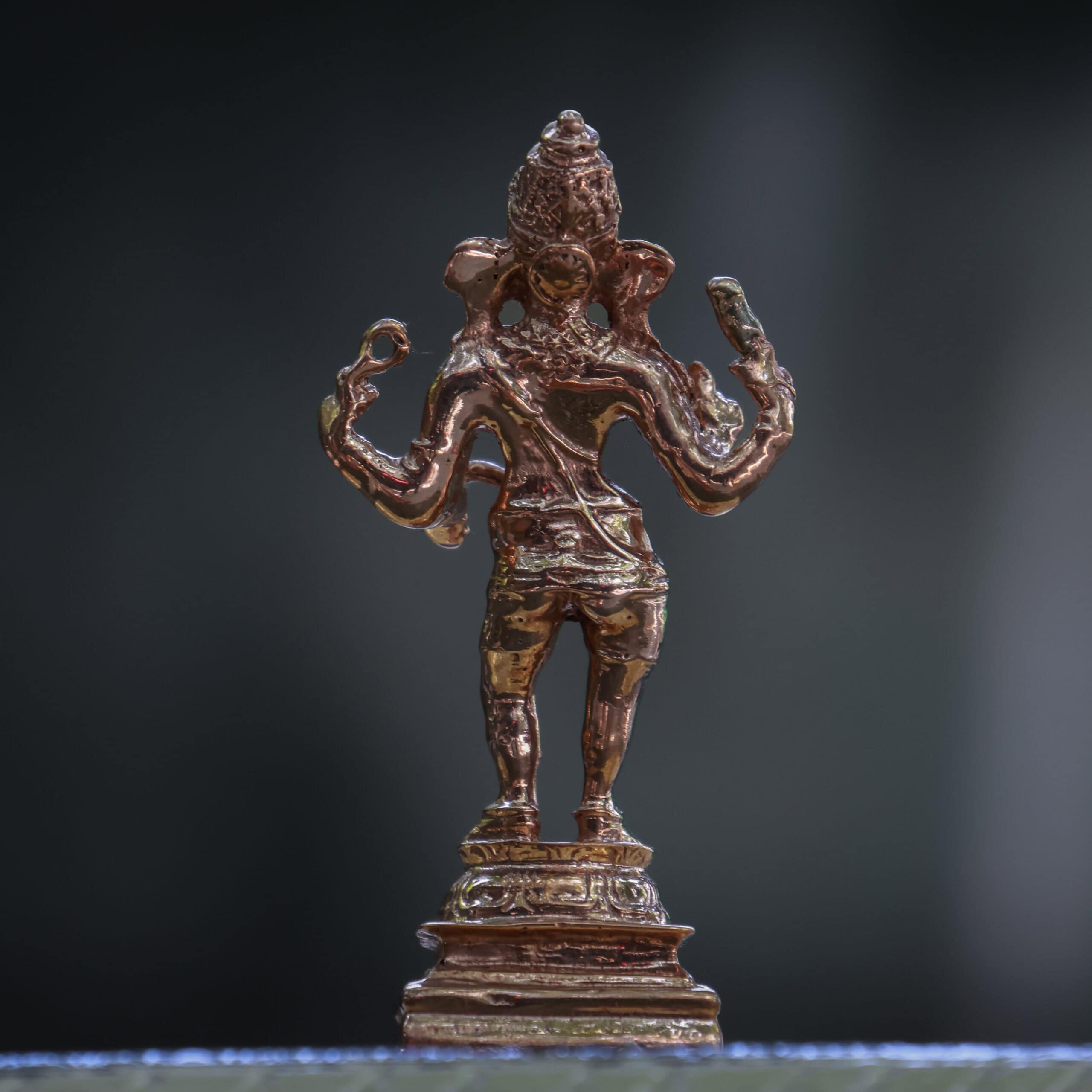 3.5″ Thiruvanaikaval Ganesha | Handcrafted Panchaloha