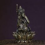 3″ Lotus Ganesha | Super-Fine Handcrafted Brass
