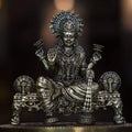 4″ Royal Sofa Lakshmi | Super-Fine Handcrafted Brass
