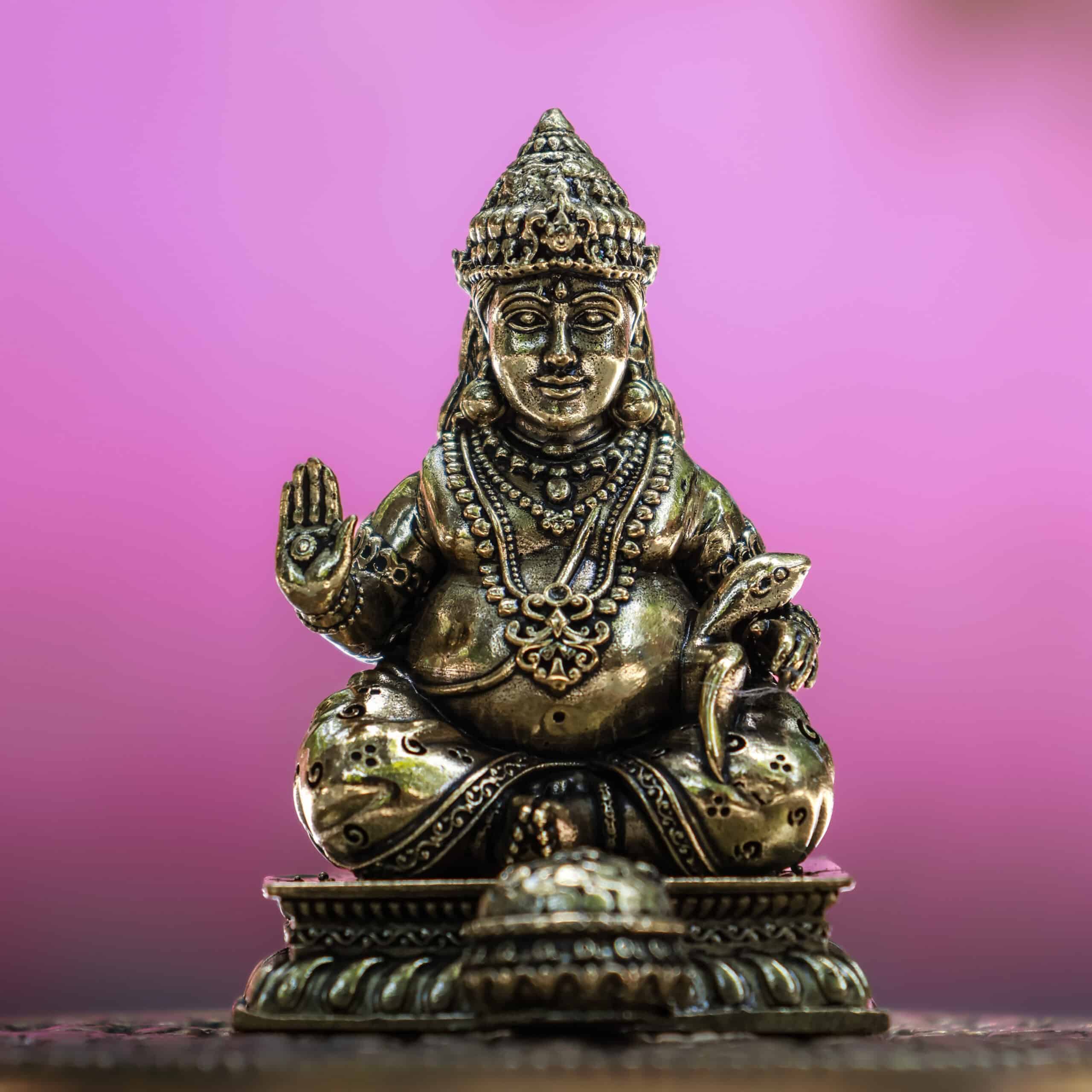 3″ Lord Kubera | Super-Fine Handcrafted Brass