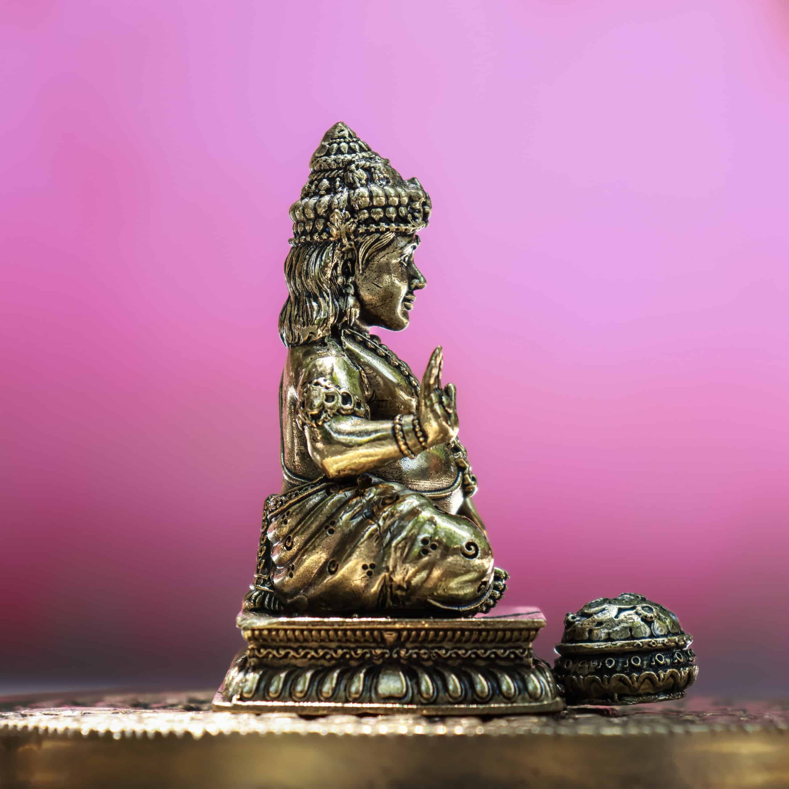 3″ Lord Kubera | Super-Fine Handcrafted Brass