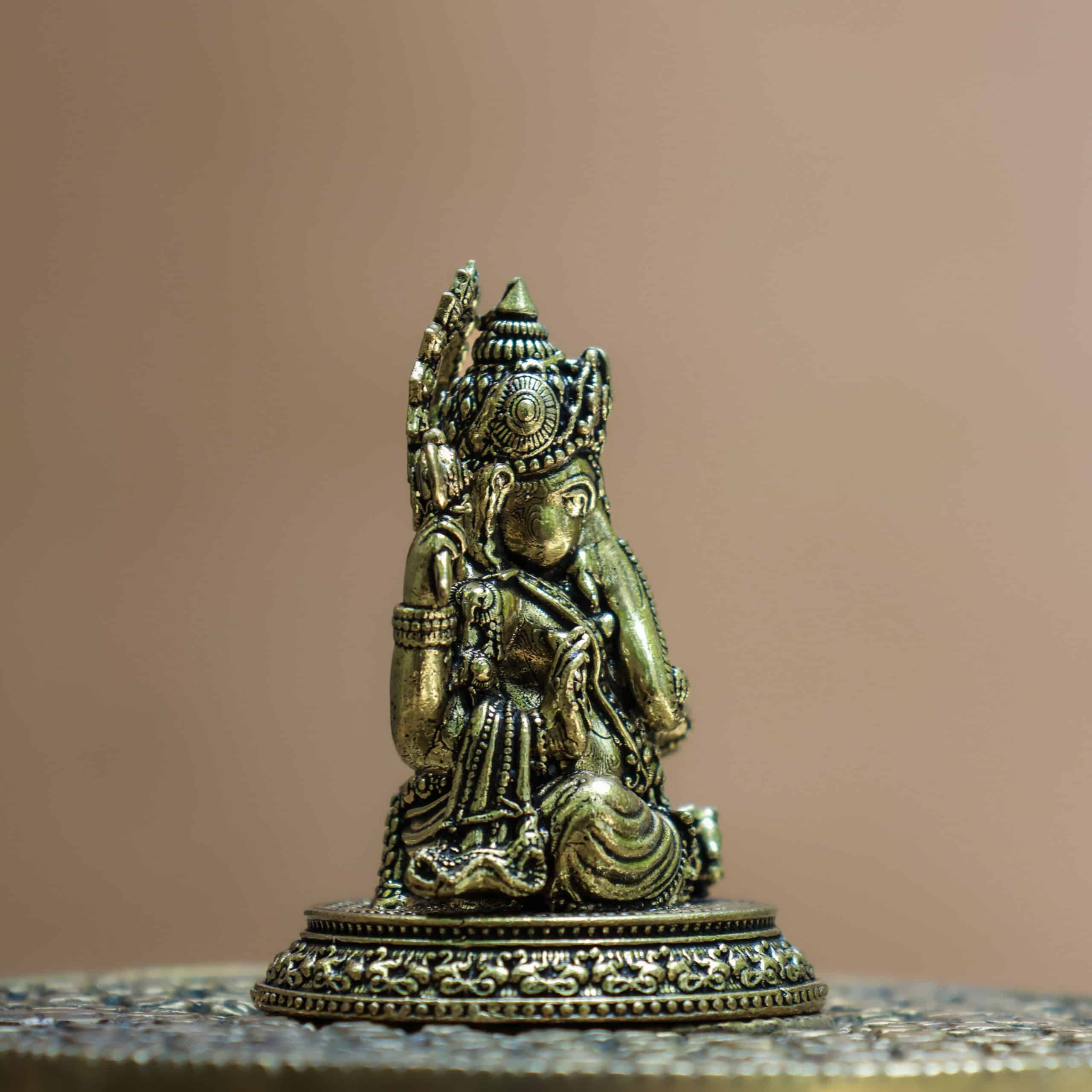 2.5″ Round-Base Ganesha | Super-Fine Handcrafted Brass