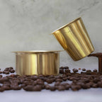 Matte Brass Dabara Set | Handcrafted Brass