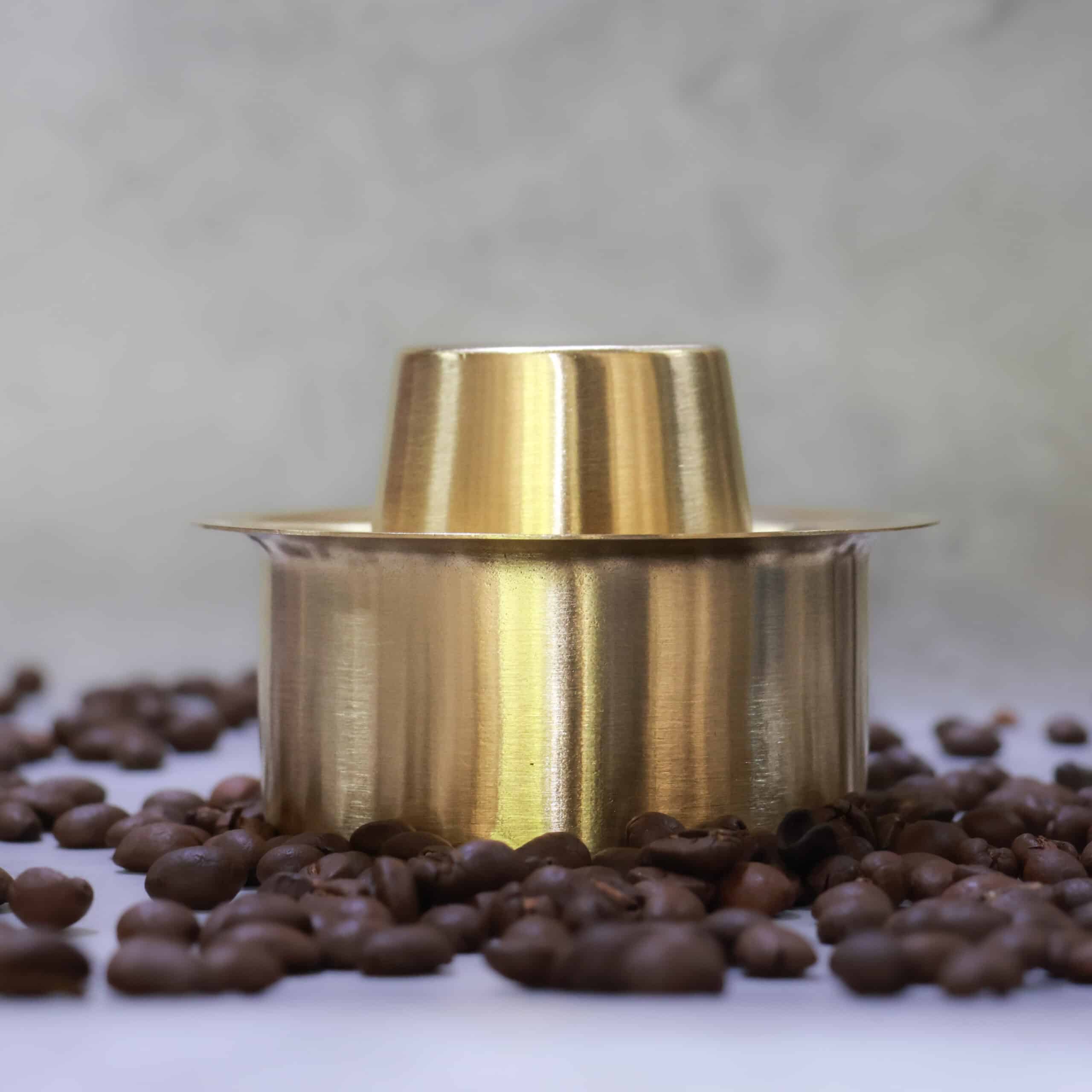 Matte Brass Dabara Set | Handcrafted Brass