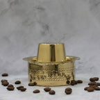 Line Engraving Brass Dabara Set | Handcrafted Brass