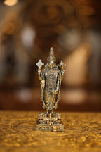 5.5″ Balaji Standing with Garudan Square Base | Super Fine Brass | Polished Finish